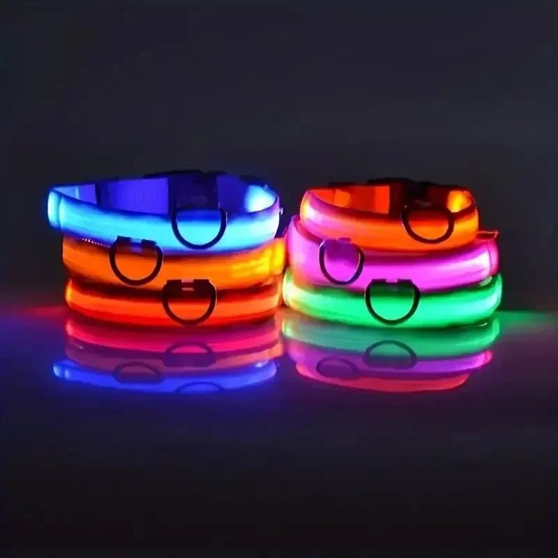 Siopsrl| LED Safety Dog Collar with Adjustable Fit