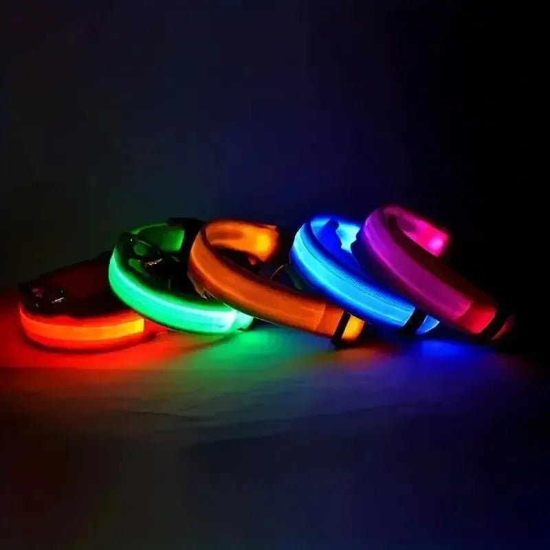 Siopsrl| LED Safety Dog Collar with Adjustable Fit