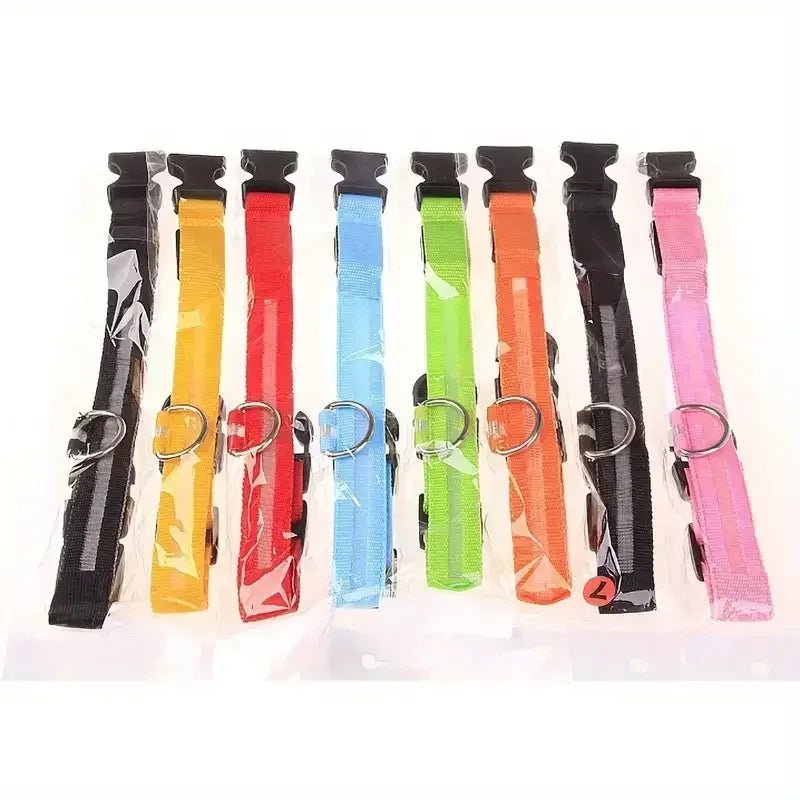 Siopsrl| LED Safety Dog Collar with Adjustable Fit