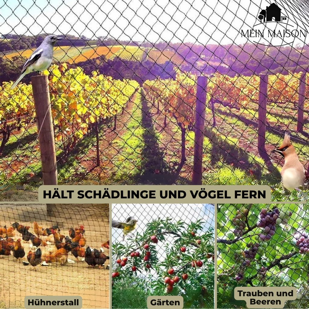 Siopsrl| AgriNet Pro Garden Net UV-resistant Tearproof Versatile Plant Protection Custom sizes Available