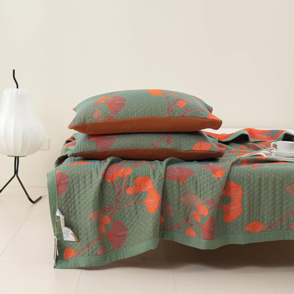 Siopsrl| Cotton Bedding Set with Botanical Pattern