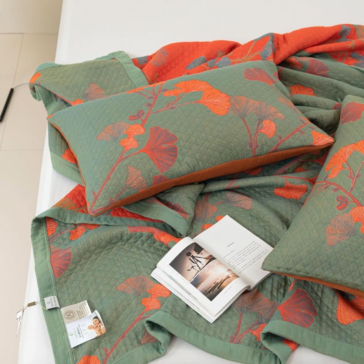 Siopsrl| Cotton Bedding Set with Botanical Pattern