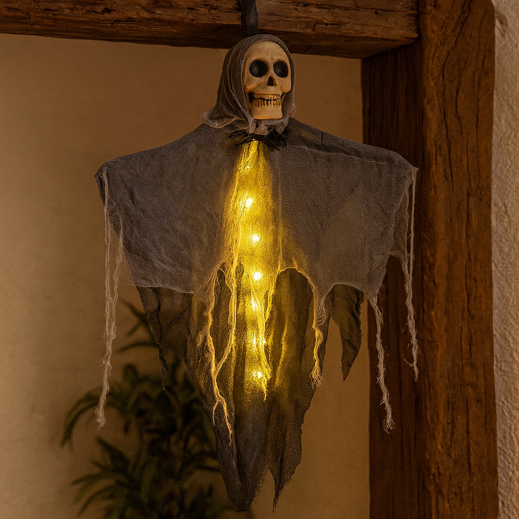 Siopsrl| LED Skull Wall Decoration for Halloween Home Decor