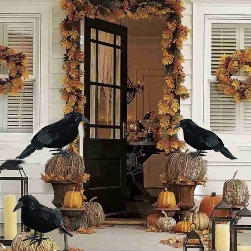 Siopsrl| Black Crow Halloween Home Decor