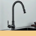 siopsrl | VintageTap Antique Brass Kitchen Tap – Retro Style Mixer Faucet with Swivel Spout