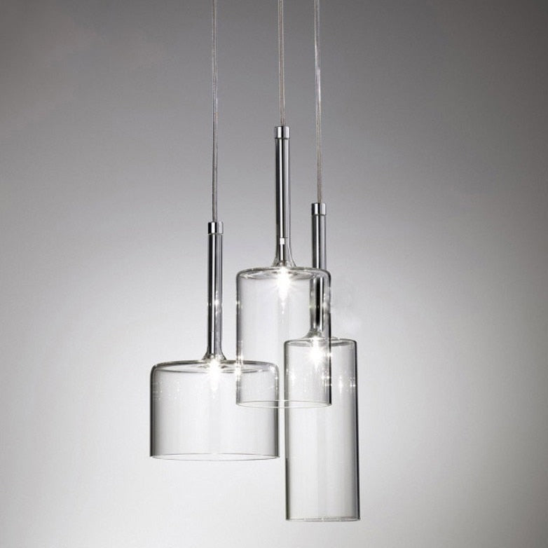 Siopsrl| Pendant lamp for the dining table made of glass