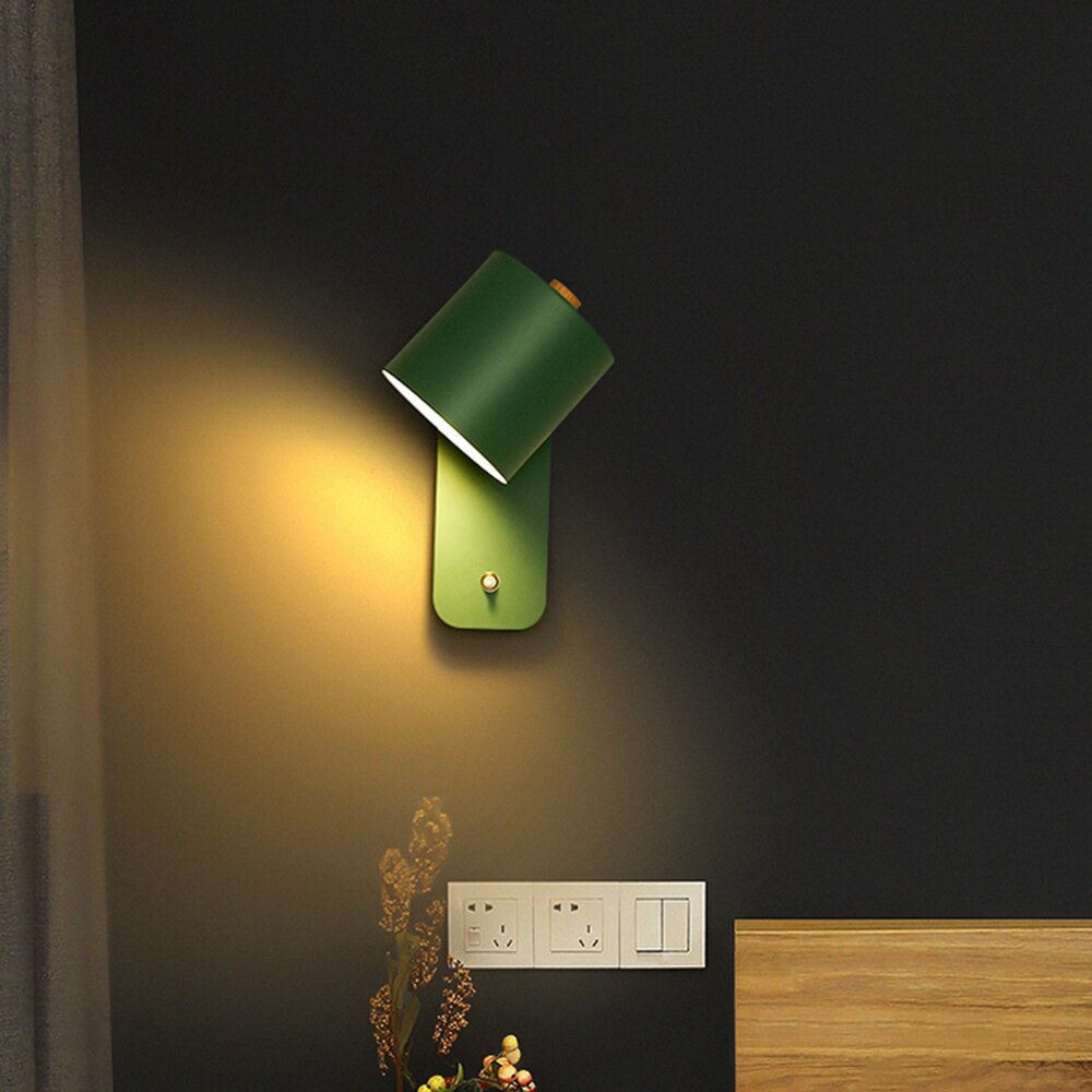 Siopsrl| Modern LED Wall Light with Switch – Indoor Wall Sconce for Home Decor