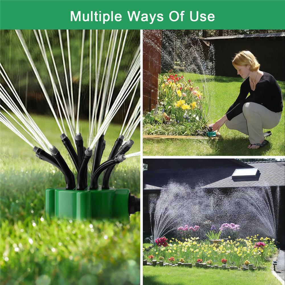 Siopsrl| Foldable Pipe Garden Water Sprinkler System