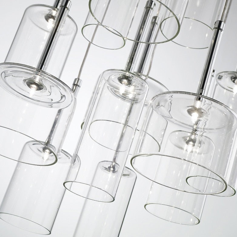 Siopsrl| Pendant lamp for the dining table made of glass