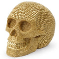 Siopsrl| BUF Large Silver/Gold Skull Statue Resin Craft Decorative Ornaments Halloween Decoration Sculpture Home Decor Figures
