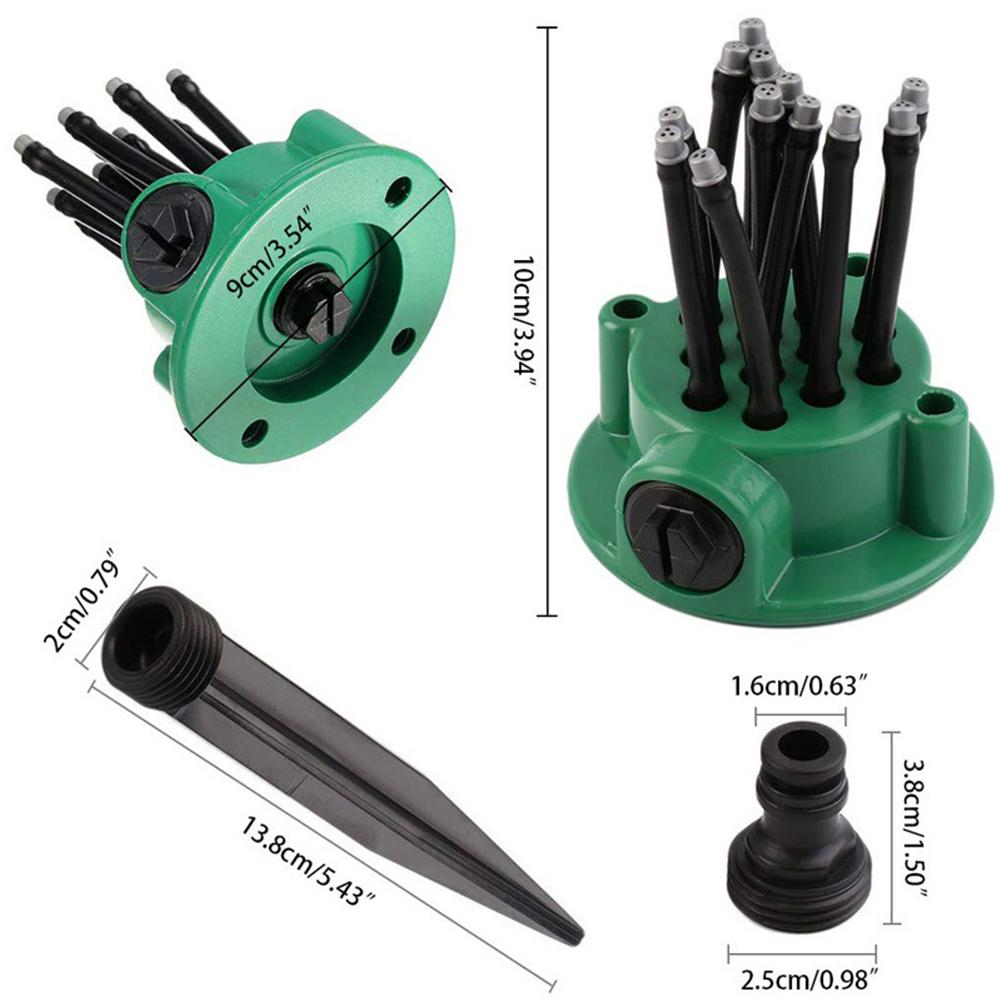 Siopsrl| Foldable Pipe Garden Water Sprinkler System