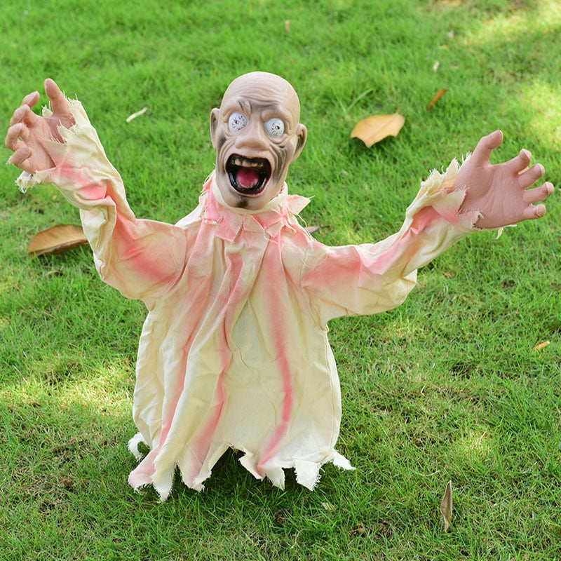 Siopsrl| Scary Screaming Zombie Garden Halloween Decoration