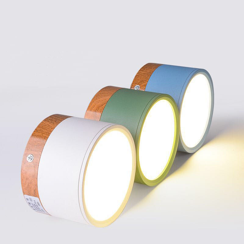 Siopsrl| LED Ceiling Light Modern Flush Mount Cylinder