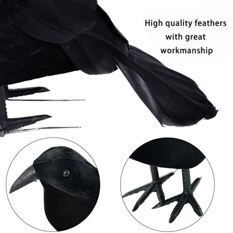Siopsrl| Black Crow Halloween Home Decor