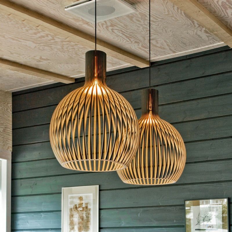 Siopsrl| Handmade Wooden Pendant Light