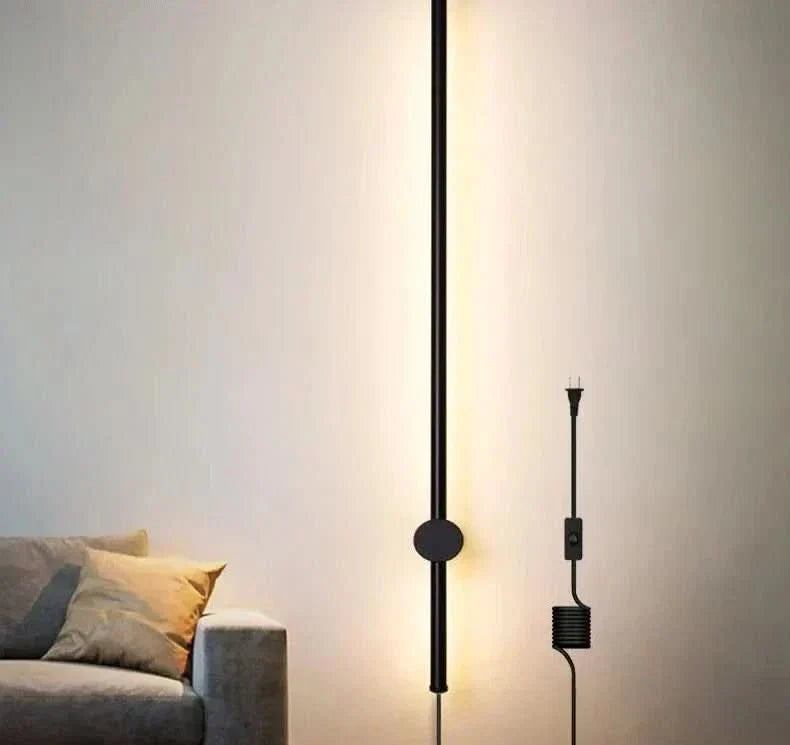 Siopsrl| Minimalist Wall Lamp with Plug and LED Light