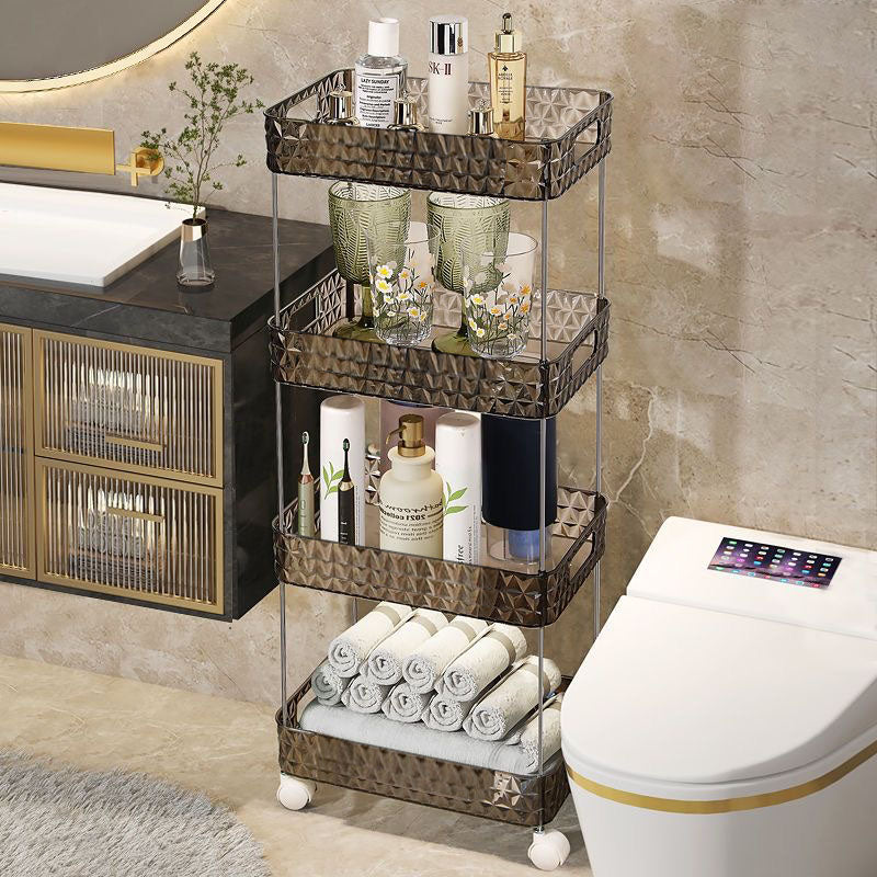 Siopsrl| Home Bathroom Storage Organizer Rolling Rack