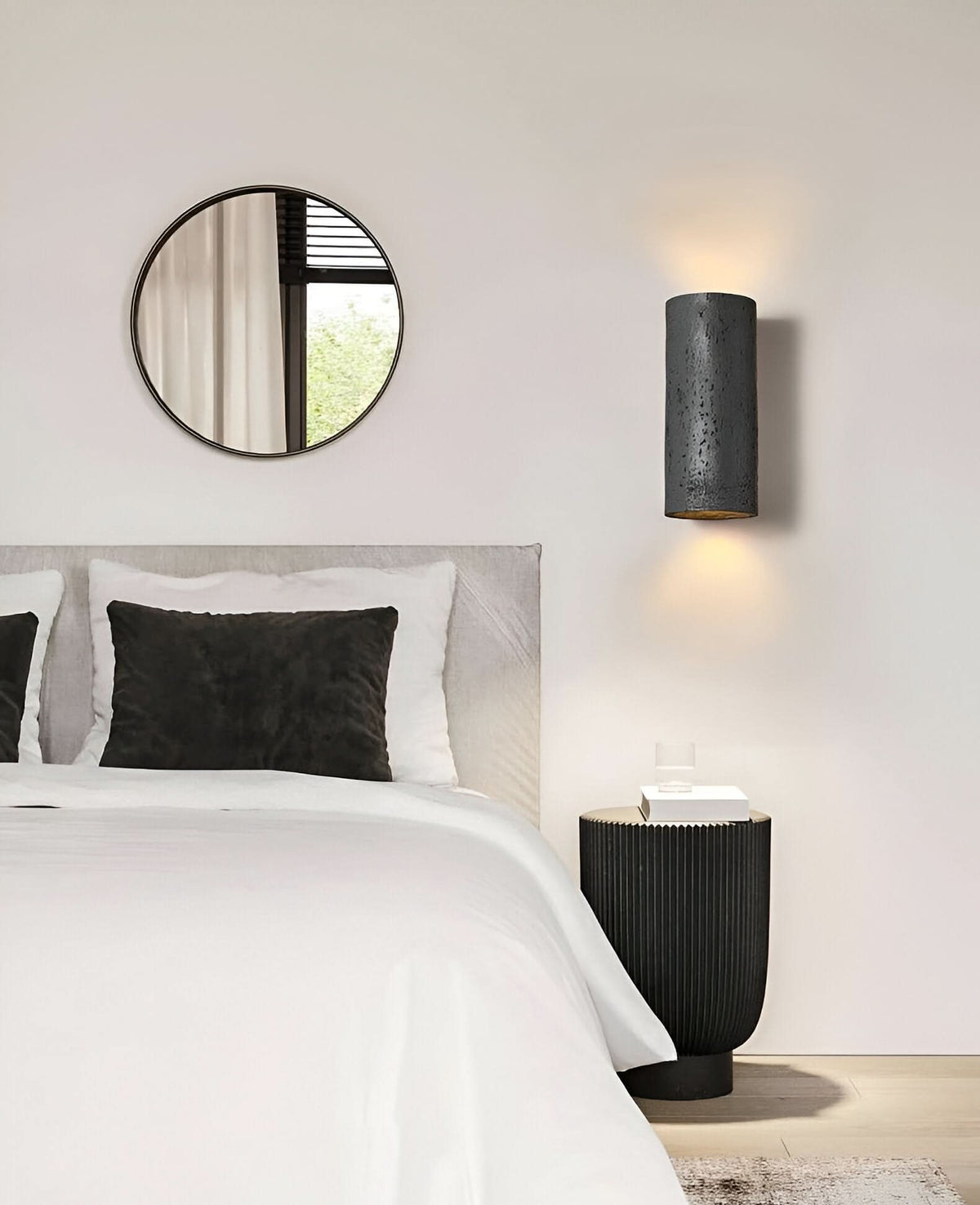 Siopsrl| StoneBeam LED Cylinder Wall Light – Indoor/Outdoor