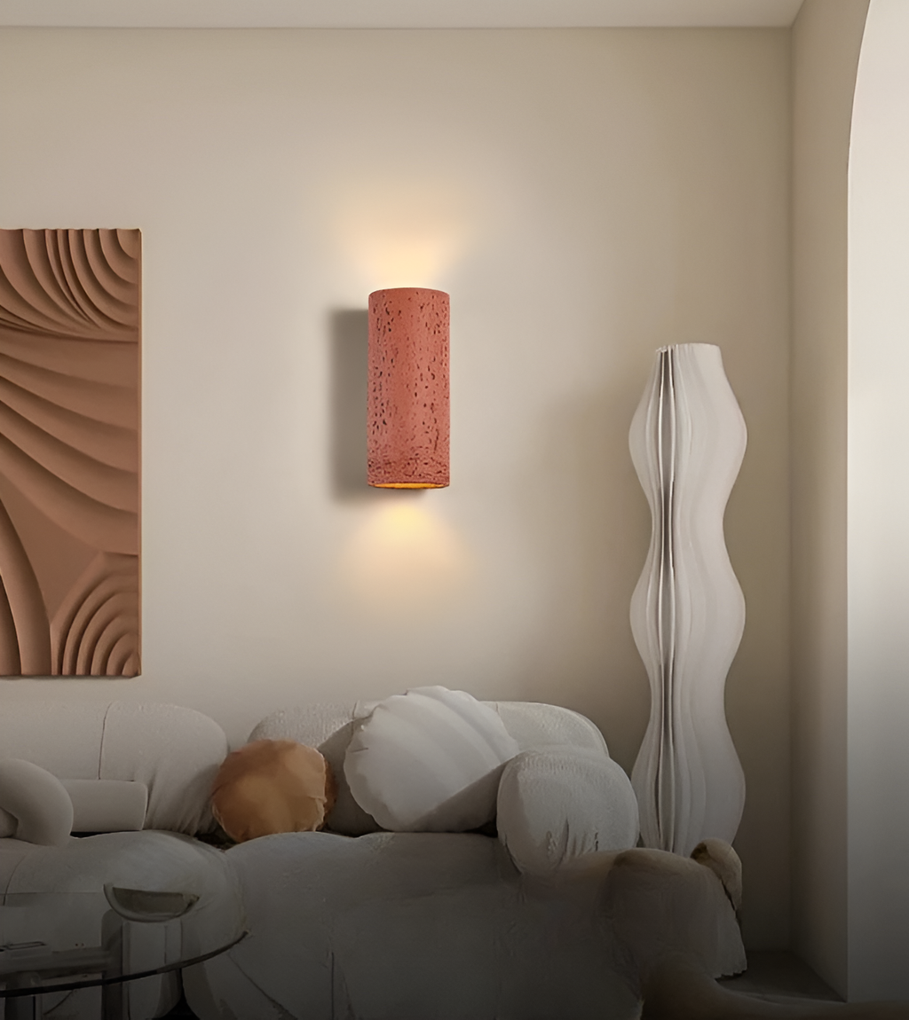 Siopsrl| StoneBeam LED Cylinder Wall Light – Indoor/Outdoor