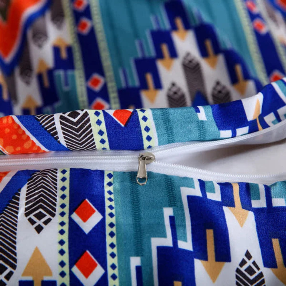 Siopsrl| Indara Boho Tribal Print Duvet Cover Set