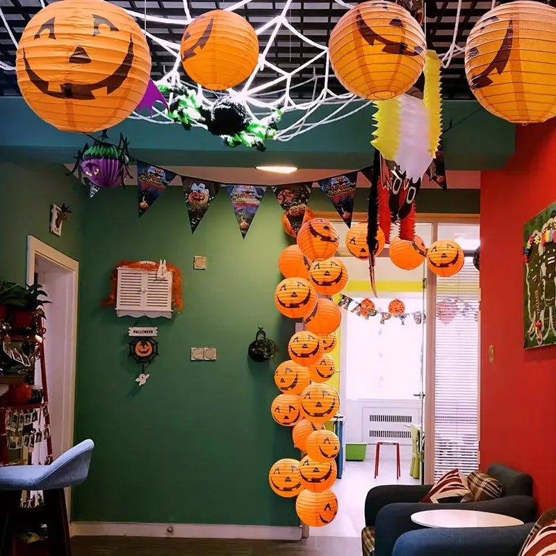 Siopsrl| Pumpkin Paper Lantern | Halloween Decoration for Parties