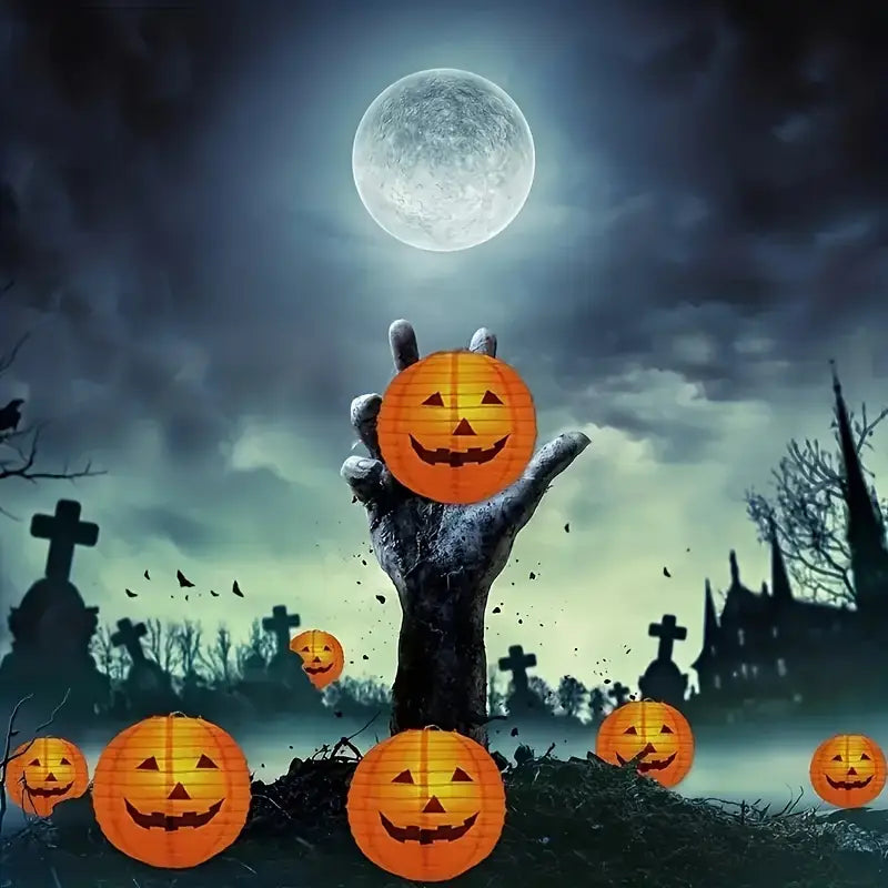Siopsrl| Pumpkin Paper Lantern | Halloween Decoration for Parties