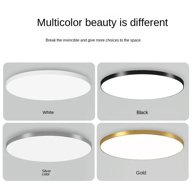 Siopsrl| Ceiling Light Round LED Modern Flush Fixture