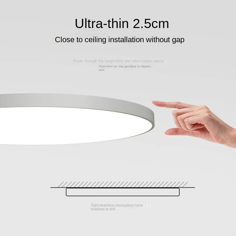 Siopsrl| Ceiling Light Round LED Modern Flush Fixture