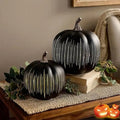Siopsrl| Illuminated Pumpkins with Star Light – Decorative Autumn Accent with Timer