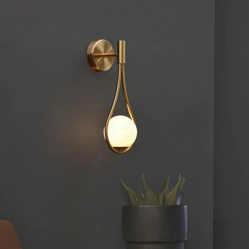 Siopsrl| LED Modern Nordic Wall Light Fixture - Adjustable Sconce for Living Room, Bedroom & Hallway Lighting