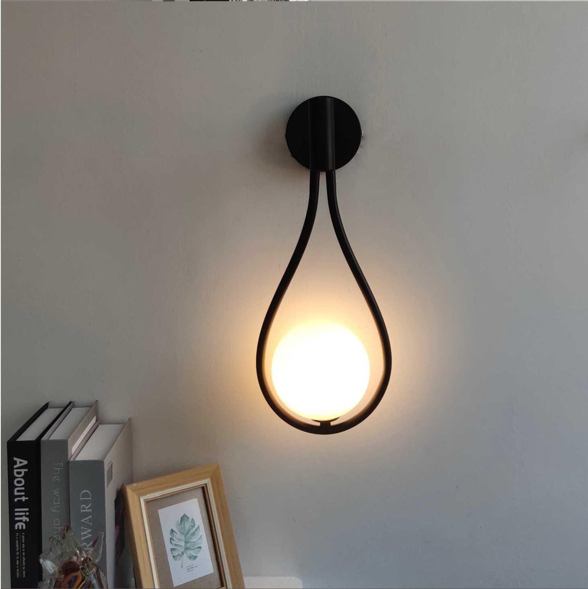 Siopsrl| LED Modern Nordic Wall Light Fixture - Adjustable Sconce for Living Room, Bedroom & Hallway Lighting