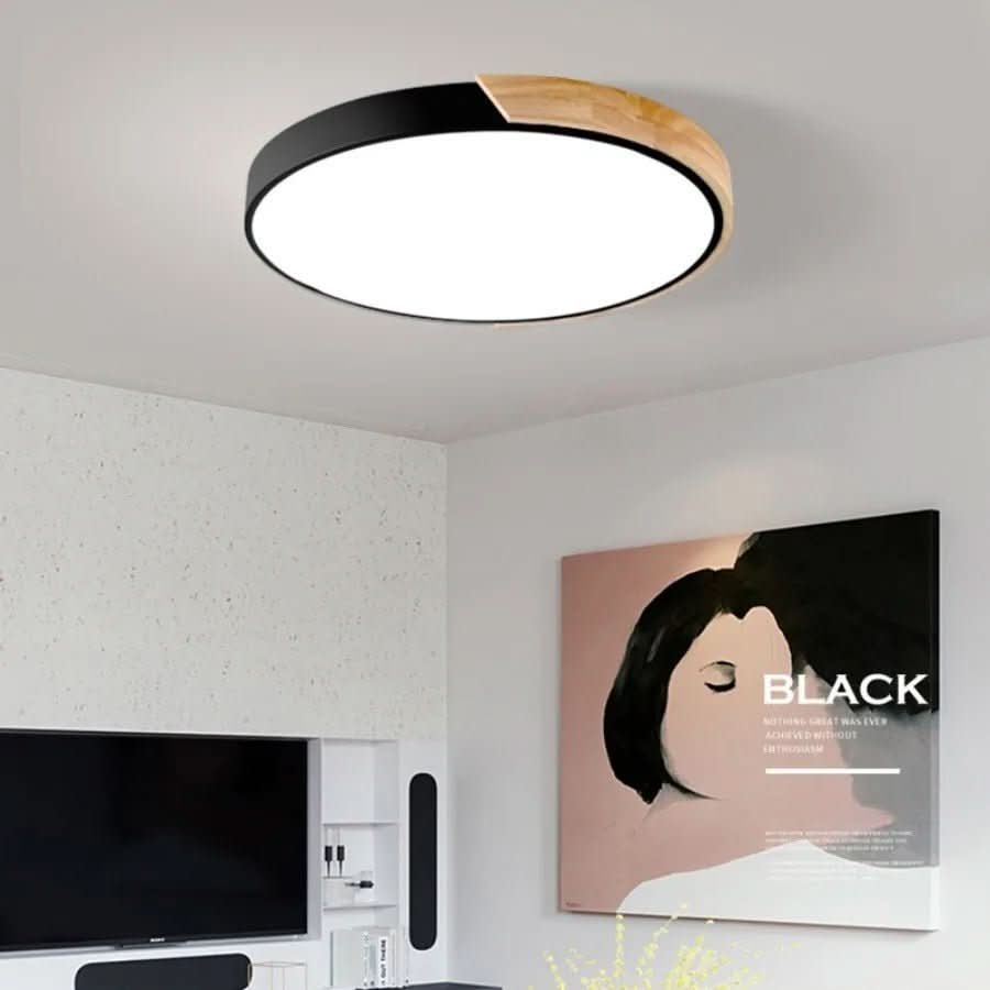 Siopsrl| Nordic Wood Ceiling Light for Warm, Cozy Light