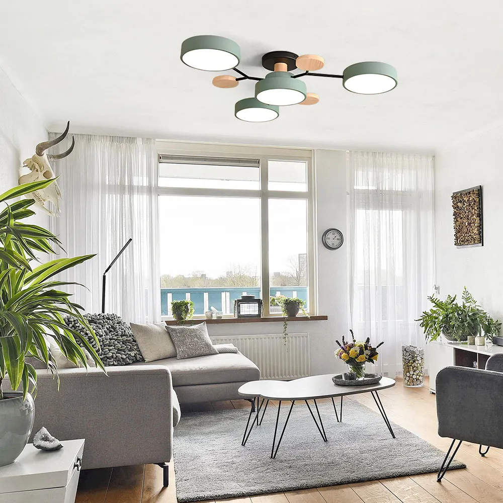 Siopsrl| Modern LED Ceiling Lamp | Round Ceiling Light for Living Room