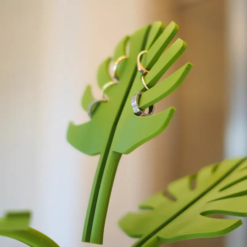Siopsrl| Monstera Mirror-Mounted Bathroom Organizer - Space-Saving with Stylish Design