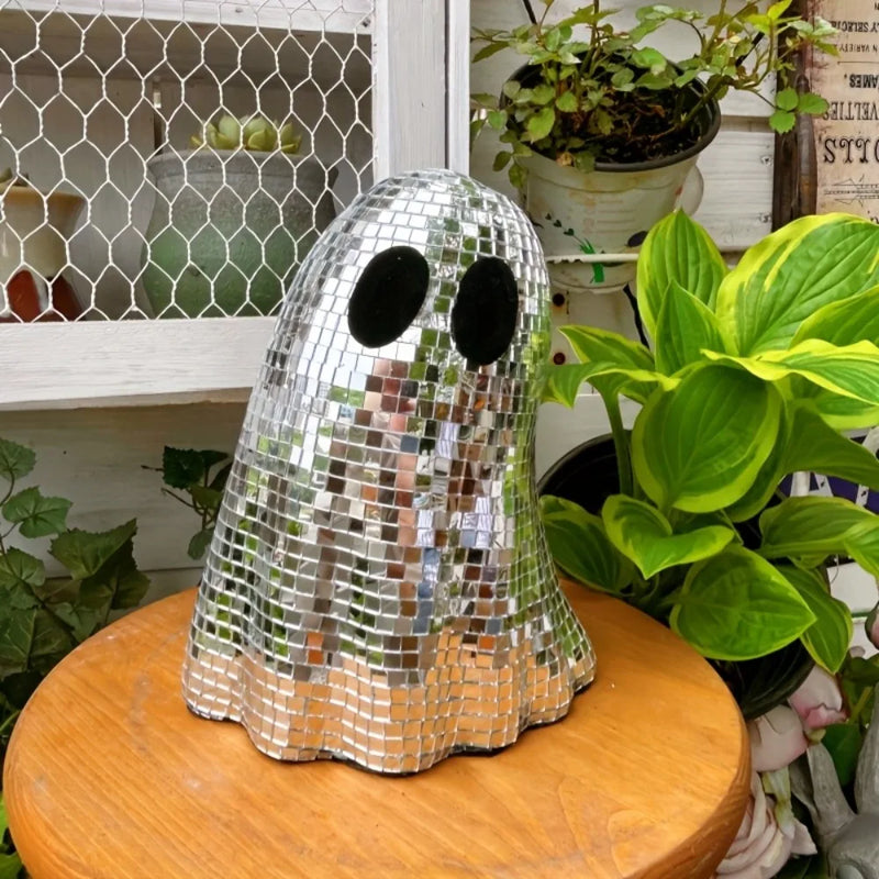 Siopsrl| Mosaic Mirror Ghost Figure | Decorative Interior Decoration Halloween