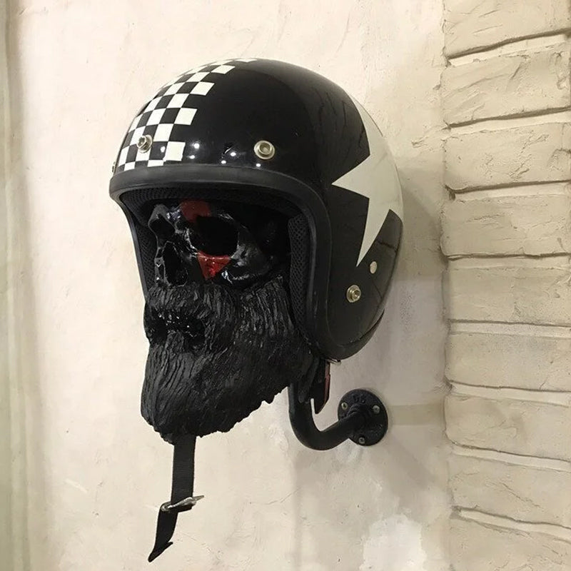 Skull Motorcycle Helmet Holder | siopsrl