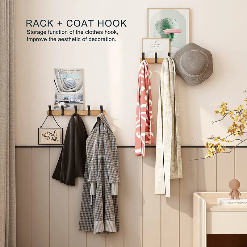 Siopsrl| HaakFlex | Wall wardrobe with 5 Adjustable Double Hooks – Scandinavian Design