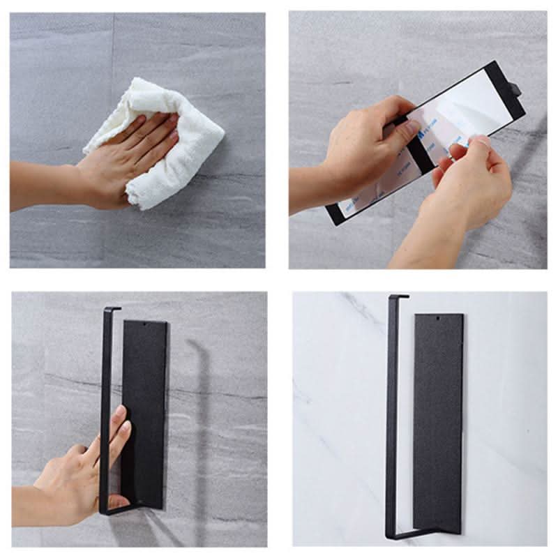 Siopsrl| Robust paper towel holder with iron construction, easy to install