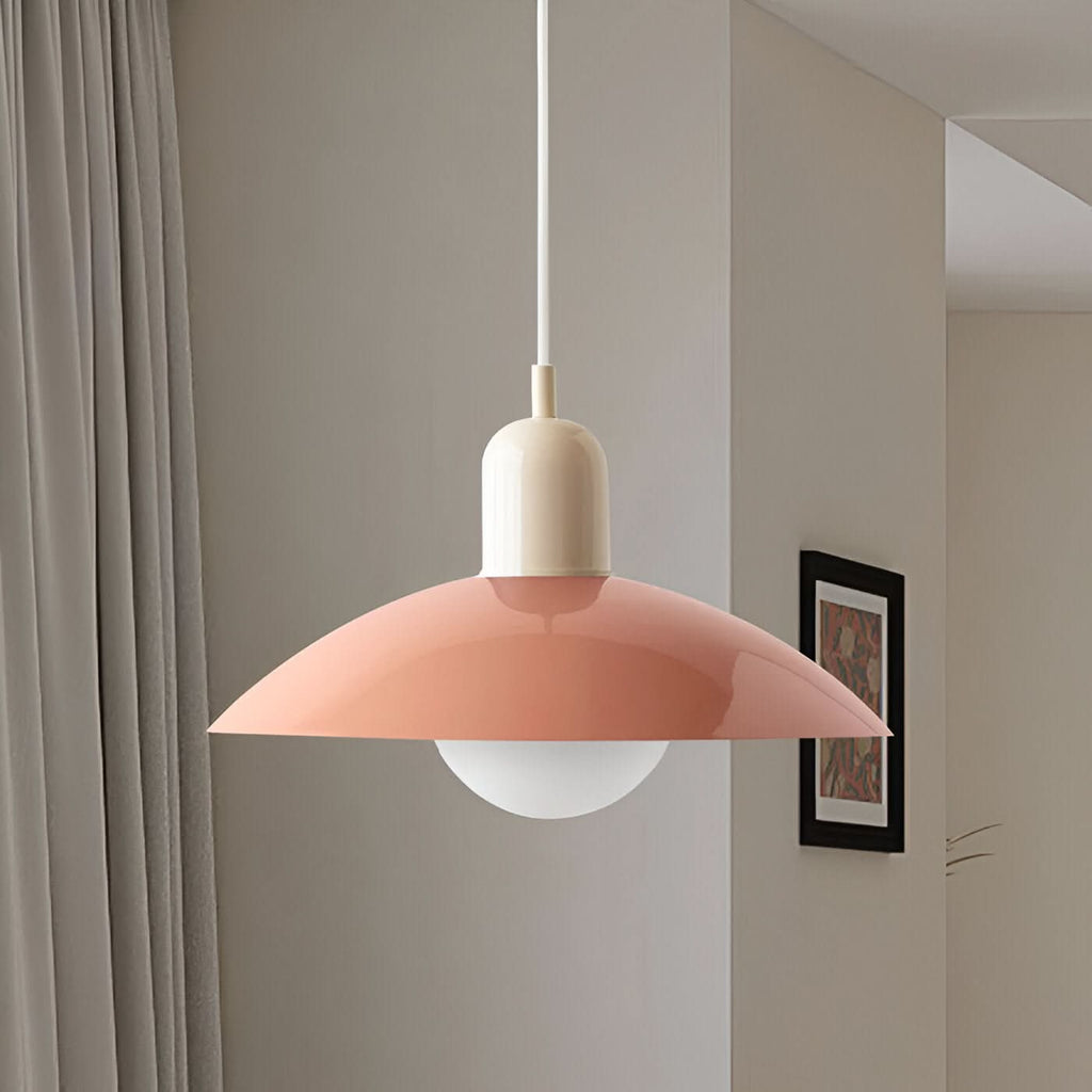 Siopsrl| Modern Macaron Bauhaus Pendant Light – Iron Shade