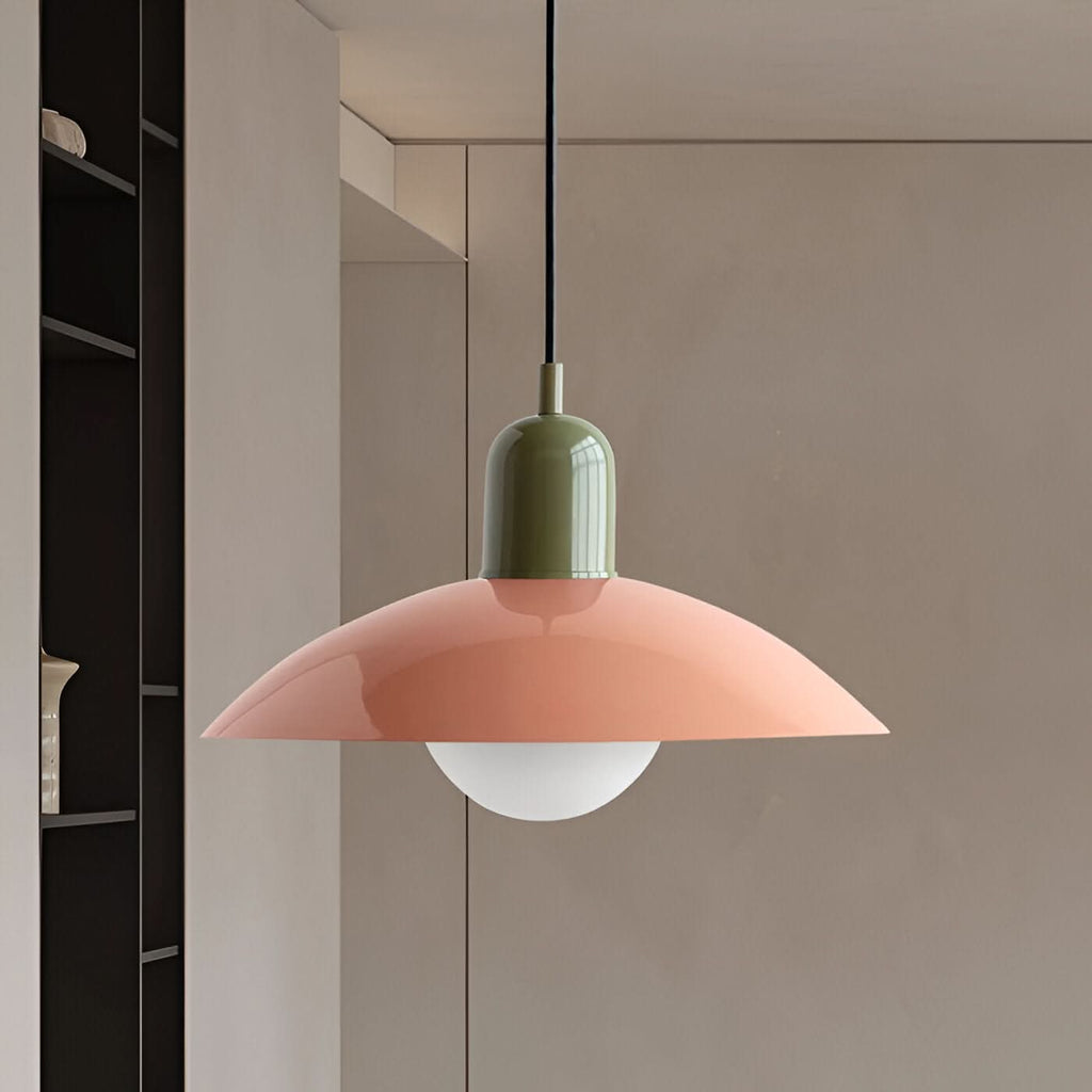 Siopsrl| Modern Macaron Bauhaus Pendant Light – Iron Shade