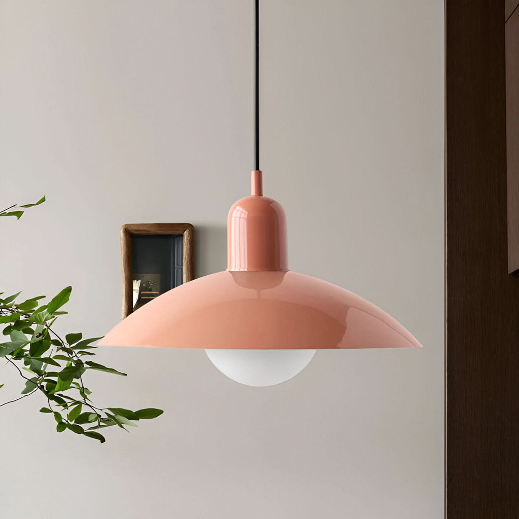 Siopsrl| Modern Macaron Bauhaus Pendant Light – Iron Shade