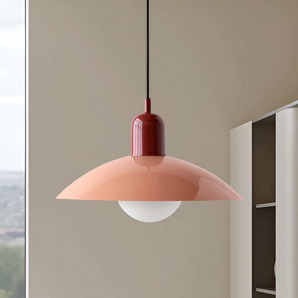 Siopsrl| Modern Macaron Bauhaus Pendant Light – Iron Shade