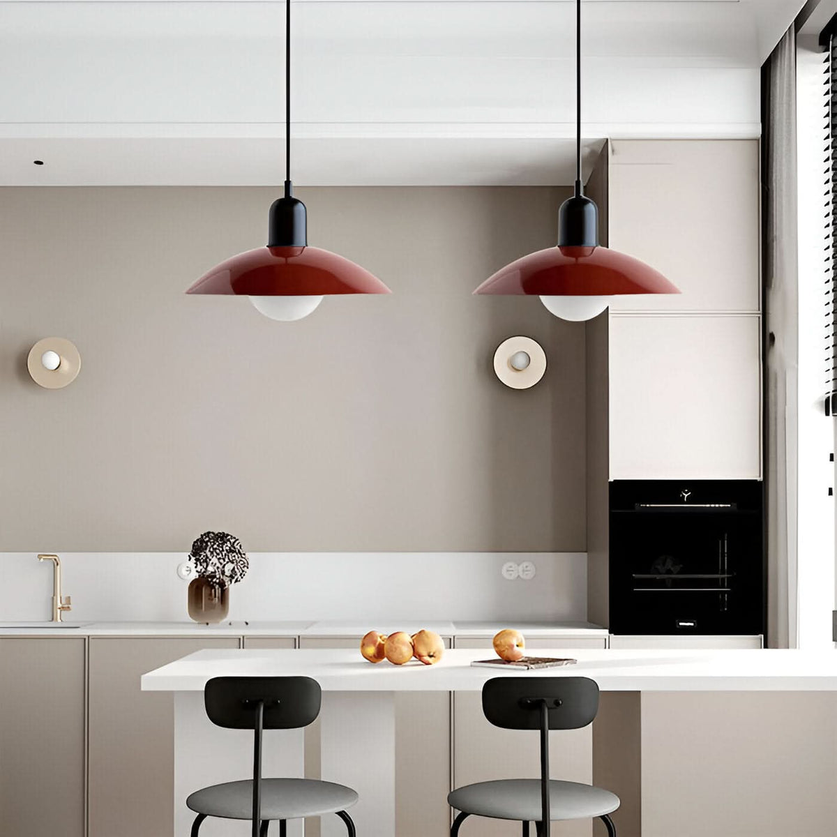 Siopsrl| Modern Macaron Bauhaus Pendant Light – Iron Shade