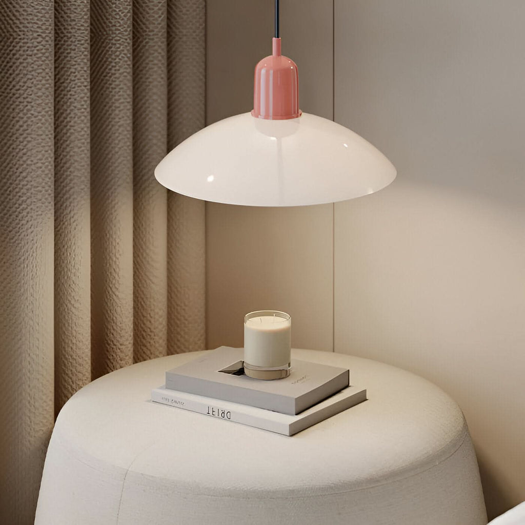Siopsrl| Modern Macaron Bauhaus Pendant Light – Iron Shade