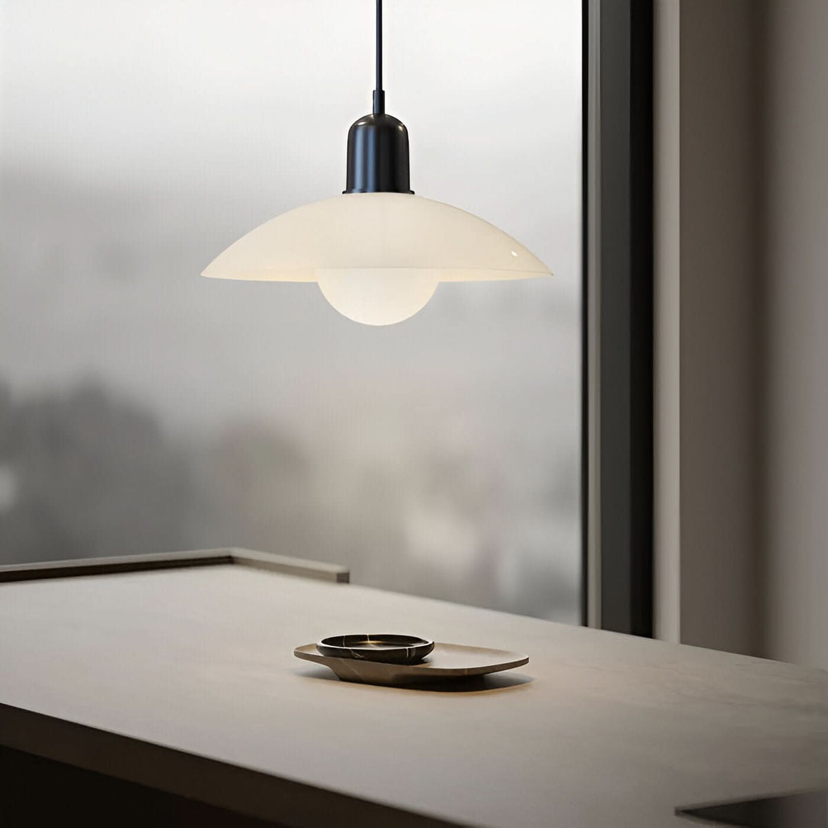 Siopsrl| Modern Macaron Bauhaus Pendant Light – Iron Shade