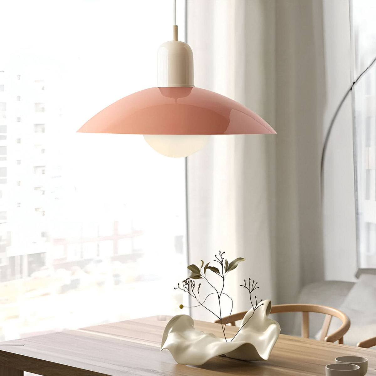 Siopsrl| Modern Macaron Bauhaus Pendant Light – Iron Shade