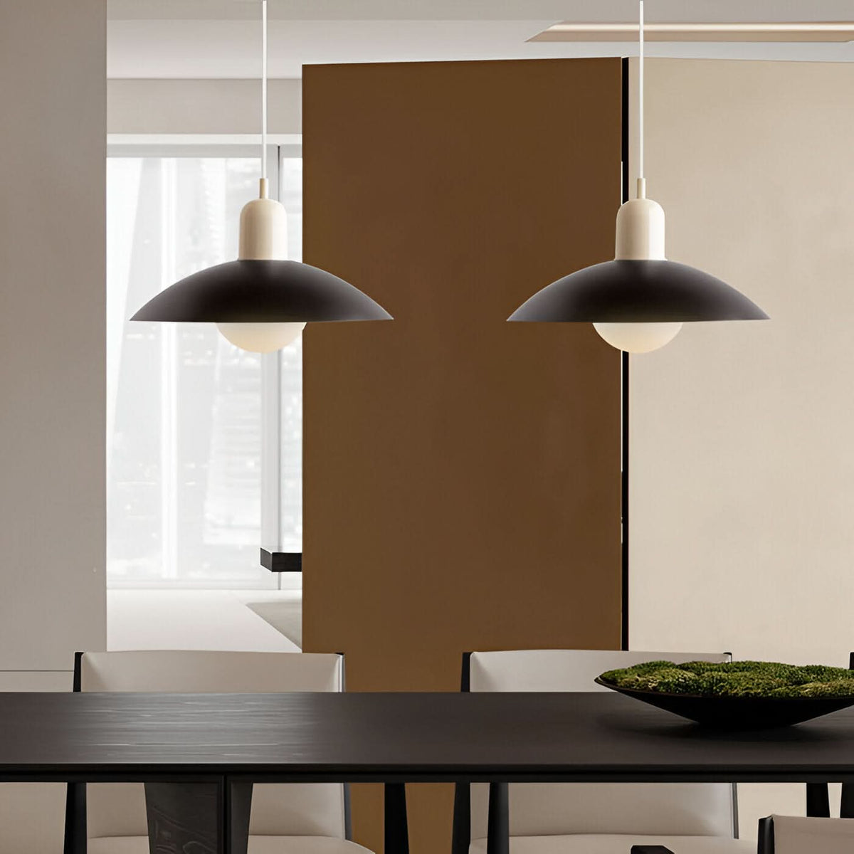 Siopsrl| Modern Macaron Bauhaus Pendant Light – Iron Shade