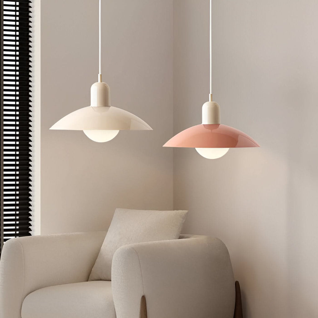 Siopsrl| Modern Macaron Bauhaus Pendant Light – Iron Shade