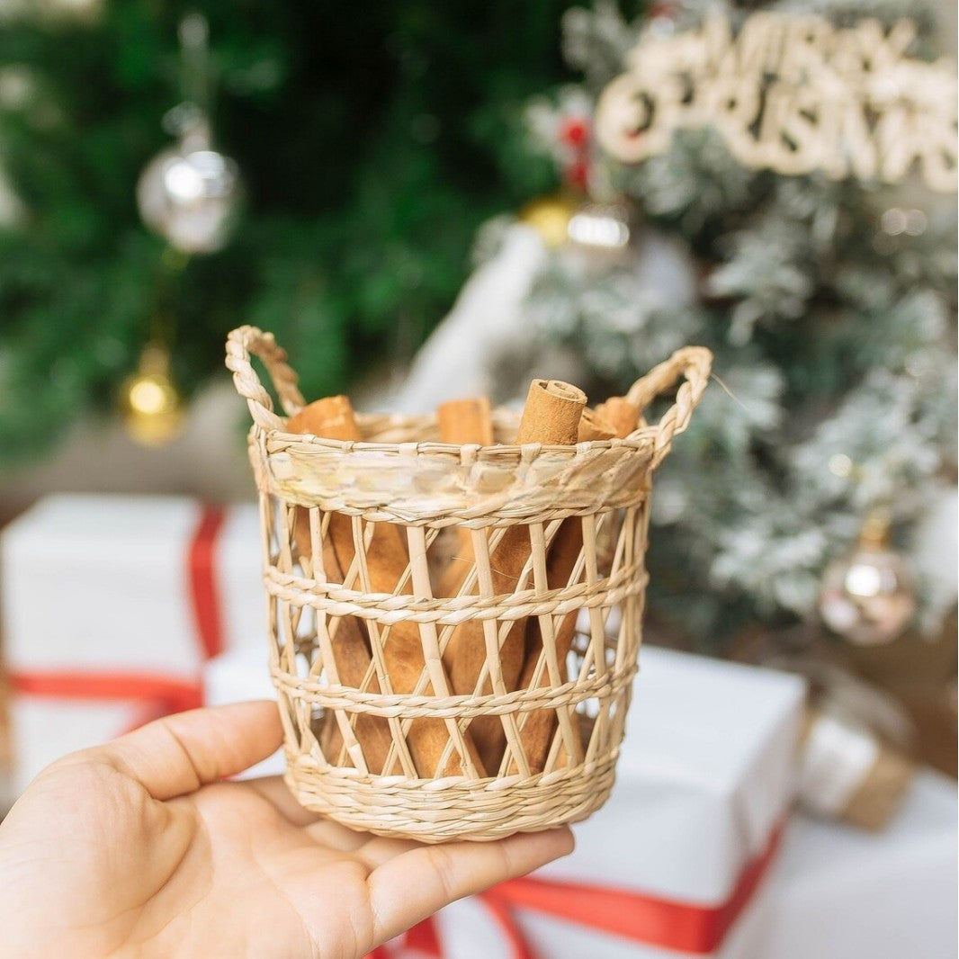 Natural Fiber Decorative Storage Basket Siopsrl
