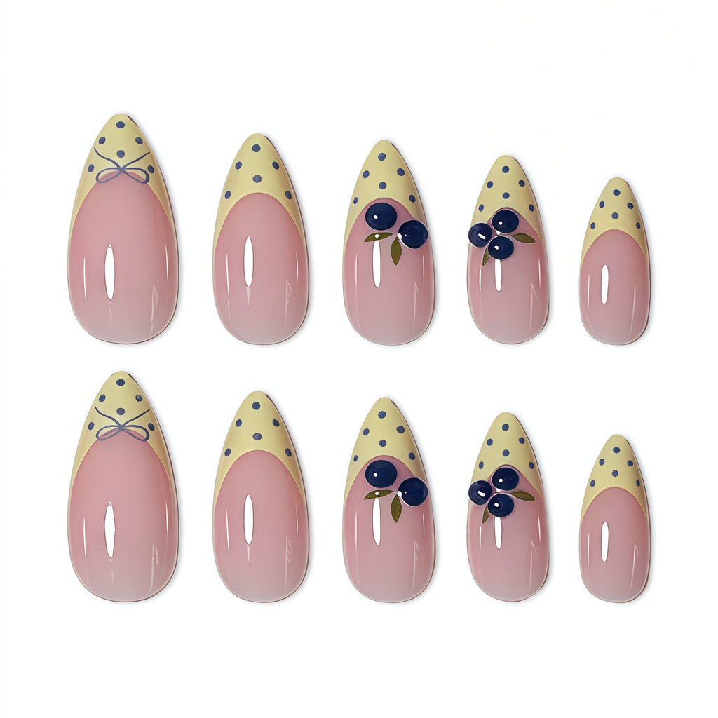 Siopsrl | Elegant Floral Themed Press-On Nail Extensions Siopsrl